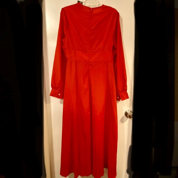 Laklook Size XXL Red Long Sleeve Dress NWT - Picture 3 of 3